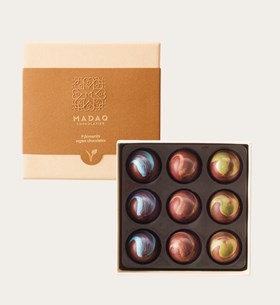 Madaq Chocolate Bonbons Vegan Box 9 pcs.