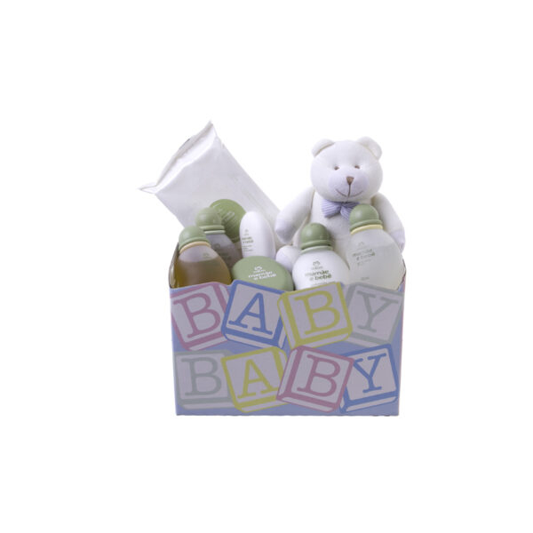 Fresh and Clean Natura Gift Basket for Baby Boy