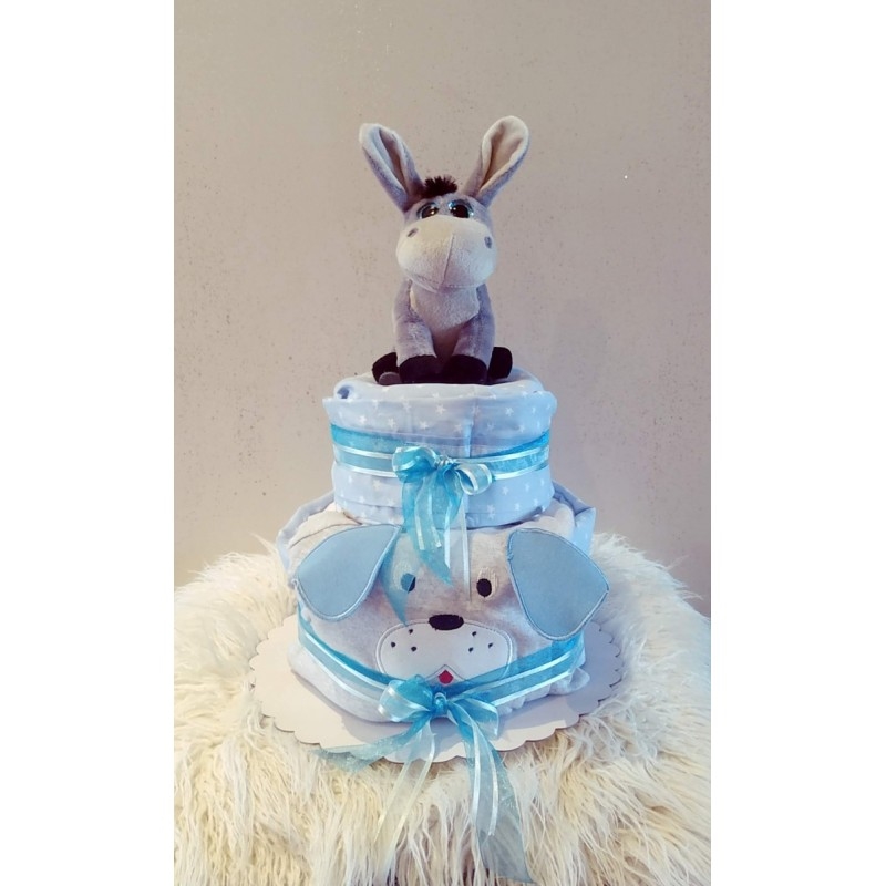 Little Donkey Diaper Cake
