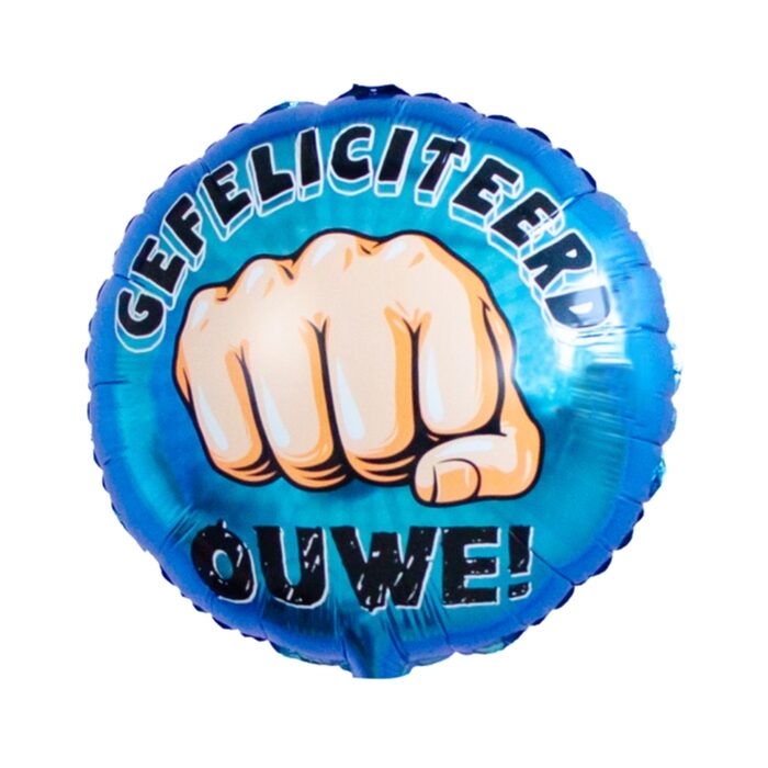 Balloon | Fist bump | Congratulations, Old Man