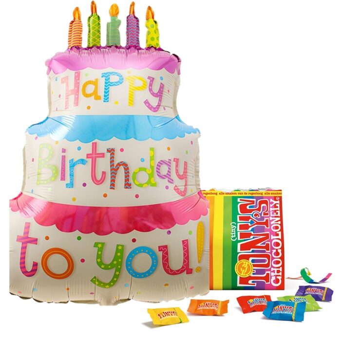 Balloon XL | Birthday Cake | Tiny Tony's Pouch 135g