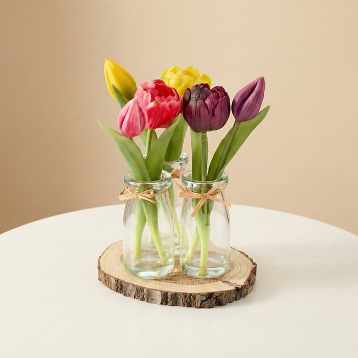 Tulip Trio | Incl. 3 small vases