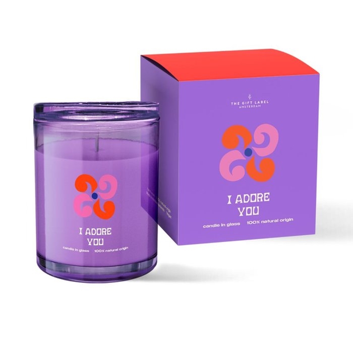 The Gift Label | Scented Candle | I Adore You