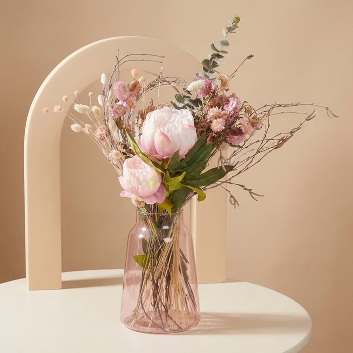 Silk and dried flower bouquet | Natural Blend