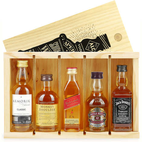 Whiskey discovery box - 5 Miniatures