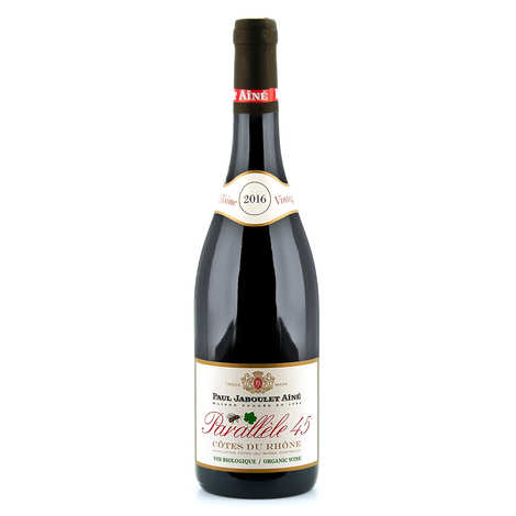 Organic C´tes du Rh´ne red wine Parallle 45