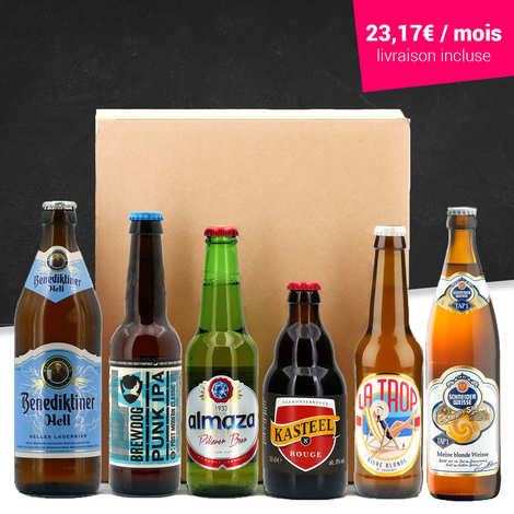 6 beer discovery box - 6 month subscription