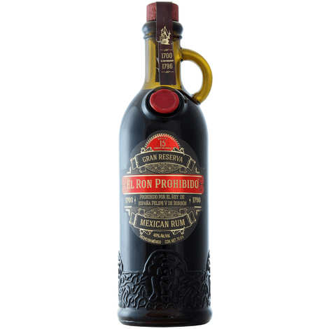 El Ron Prohibido 'Grande Rserve' rum from Mexico 40%
