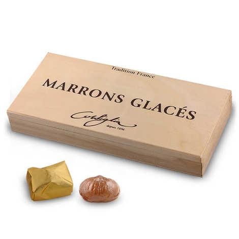 Corsiglia candied chestnuts - Wooden box (12 units box)