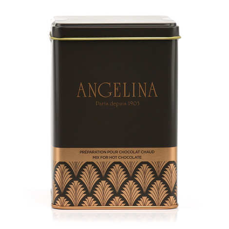 Preparation for hot chocolate in metal tin - Angelina Paris
