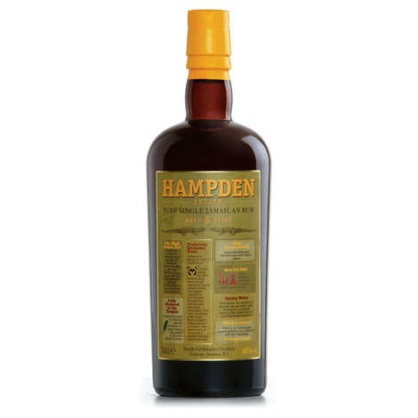 Jamaican rum Hampden 8 years old 46%