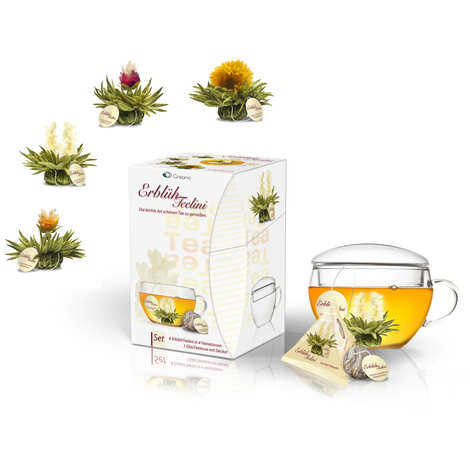 White tea flower gift box "Abloom Tealini" and its mug