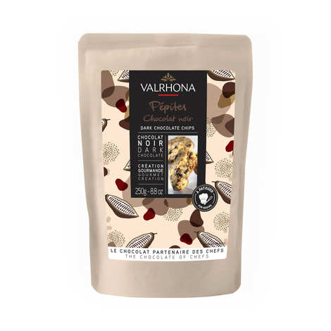 Dark chocolate chips 52% - Valrhona