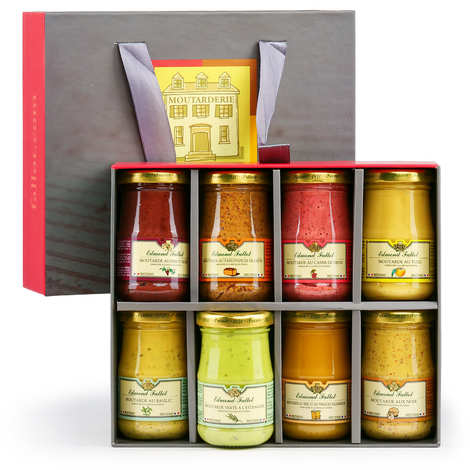 Flavoured discovery box - 8 Fallot mustards
