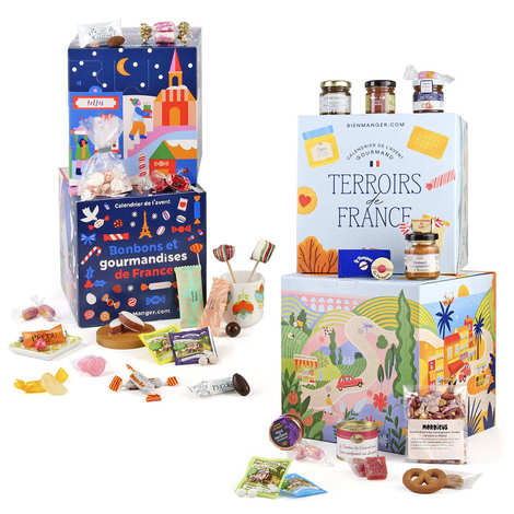 Batch 2 advent calendars Cube des Terroirs and candies