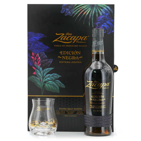 Zacapa Edicion Negra - Rum Gift Box With 2 Glasses