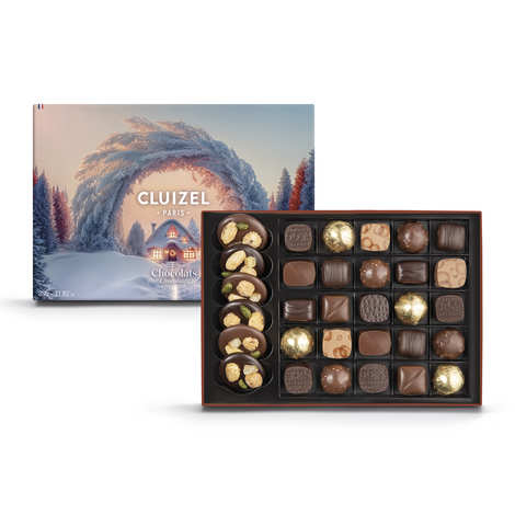Large Tasting Box - Assortment of 31 Cluizel chocolates