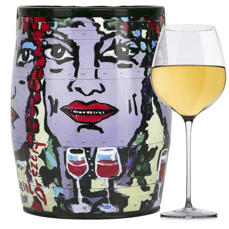 Puech Haut Le Benjamin in a Bib Art White Wine - Lia Shvelidze