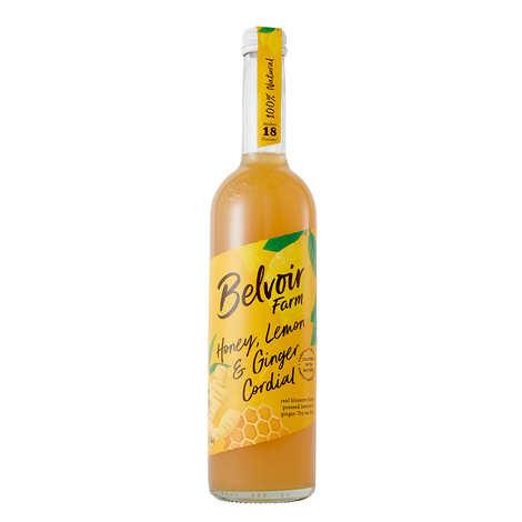 Belvoir Honey, Lemon & Ginger Cordial - Honey, Lemon, Ginger Syrup (500ml bottle)
