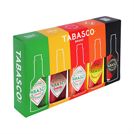 Tabasco Brand Gift Box - 5 flavors x 60ml