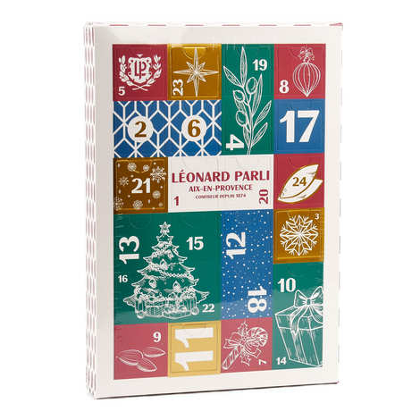Advent calendar of calissons and sweets from Provence by Leonard Parli