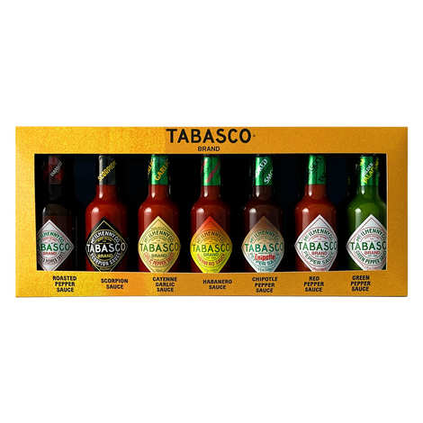Tabasco Sizzling Set - 7 flavors x 150ml