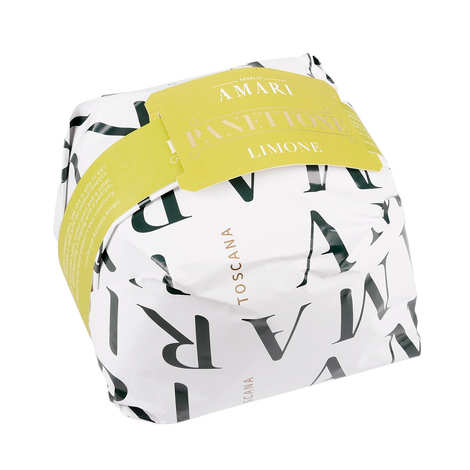 Amari Lemon Panettone with White Chocolate Glaze (Panettone 500g)