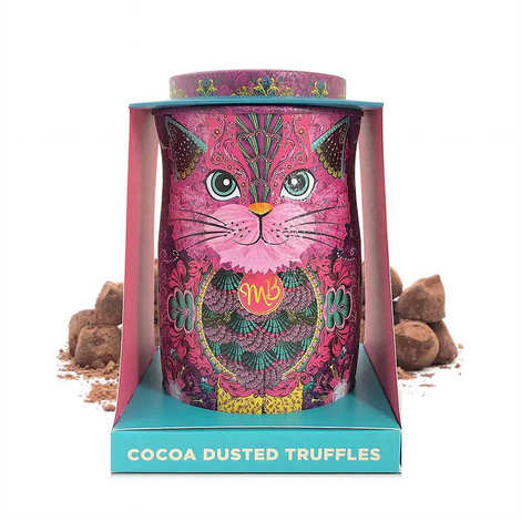 Monty Bojangles Pink Cat Case Filled with Chocolate Truffles