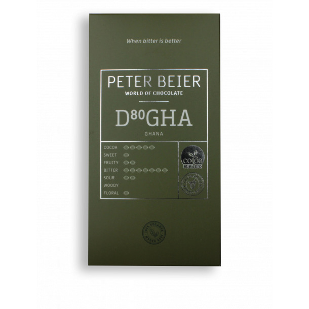 Bar Chocolate 80% Ghana 2 PCS