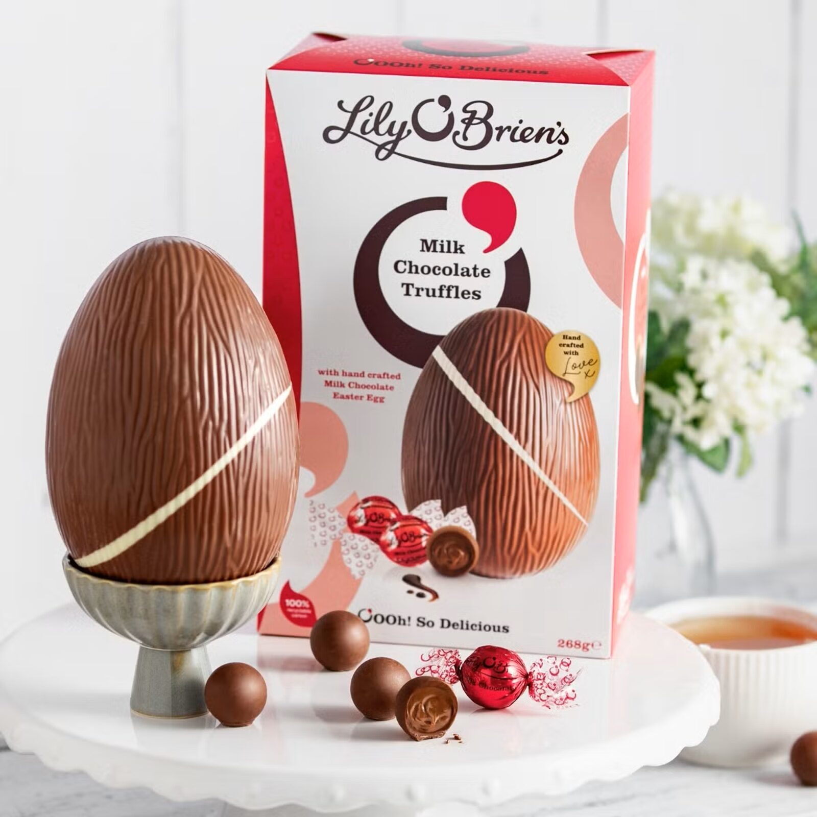 Milk Chocolate Egg with 5 Milk Chocolate Truffles, 248g