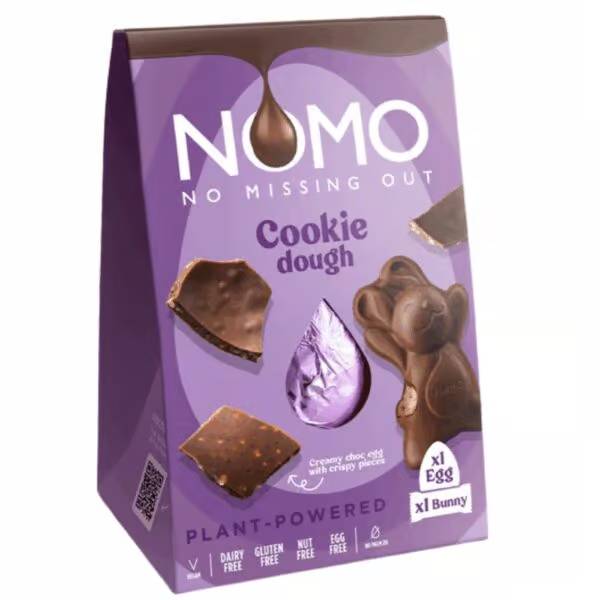 Nomo Choc Cookie Dough Egg & Bar