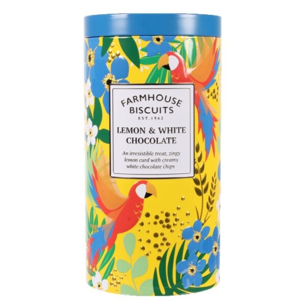 Farmhouse Tropical Lemon White Chocolate Biscuits