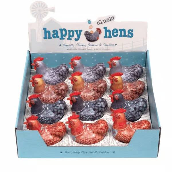 Happy Hens Tin With Jelly Beans