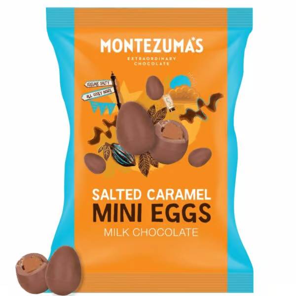 Montezuma Salt Caramel Mini Eggs