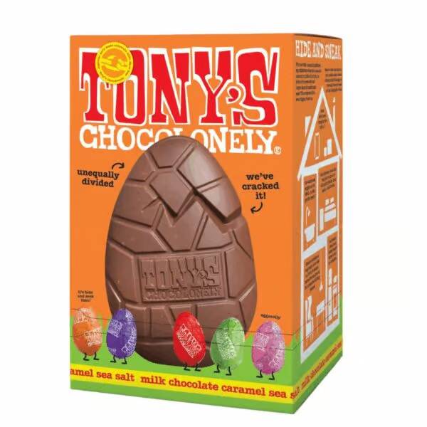 Tonys Milk Chocolate Caramel Egg