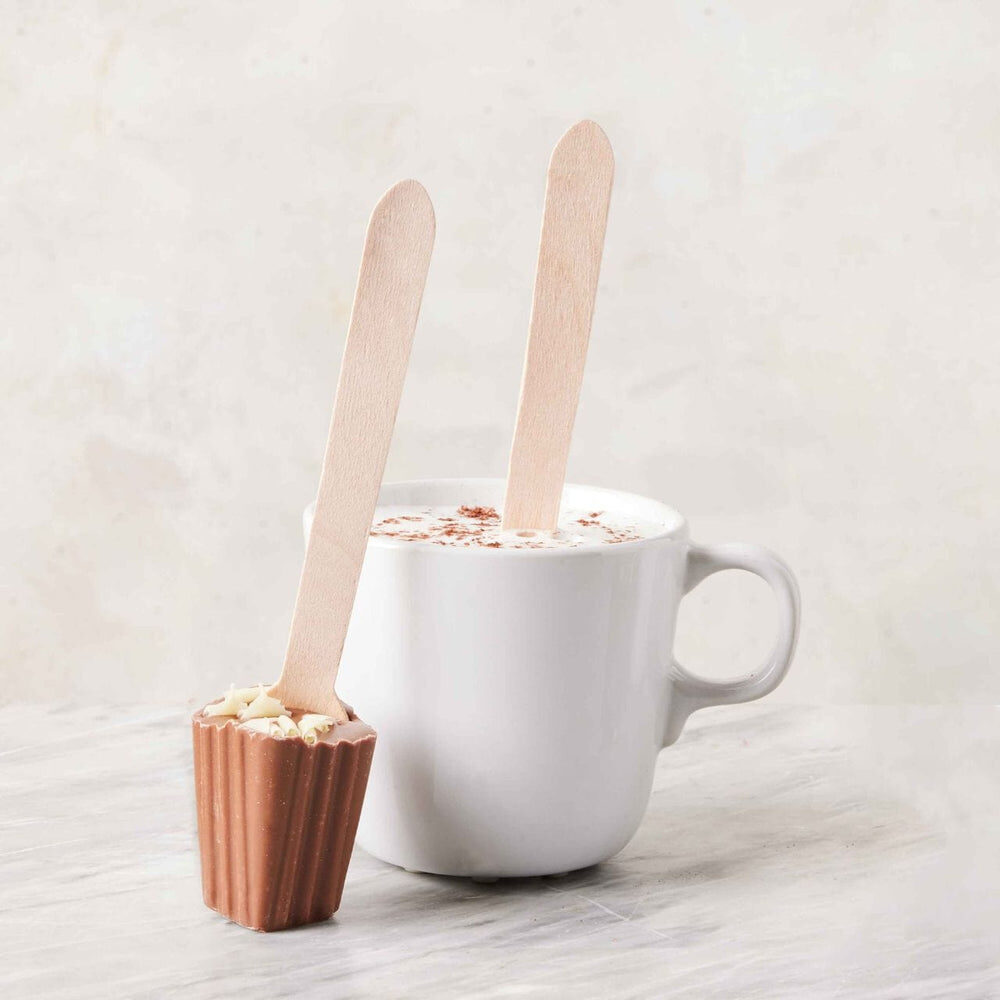 Milk & White Hot Chocolate Spoons