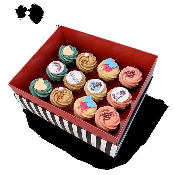 Box of 12 Medium Unicorn Cupcakes
