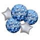Big Top Diamondz Happy Birthday Balloon (3 Balloons Gift Boxed)