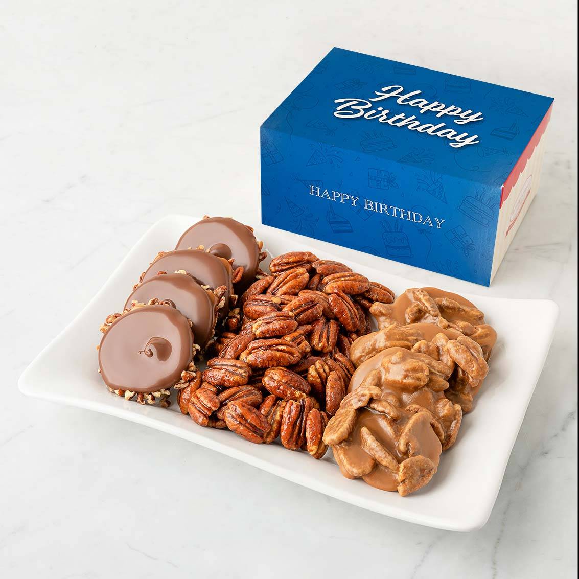 Birthday Collection of Pralines & Bear Claws & Glazed Pecans