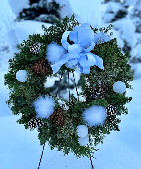 Snowball Wreath (Starting At)