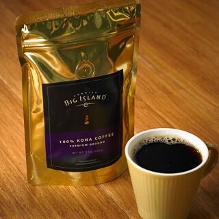 Premium 100% Kona Coffee - (Ground)