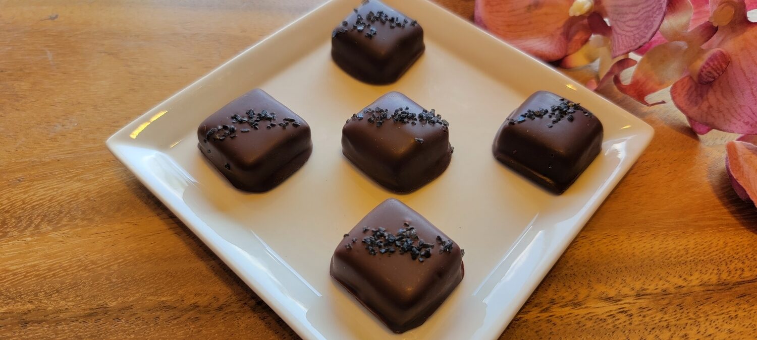 Black Lava Salt Caramels