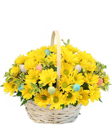 Easter Egg-Spression Basket Arrangement (Deluxe)