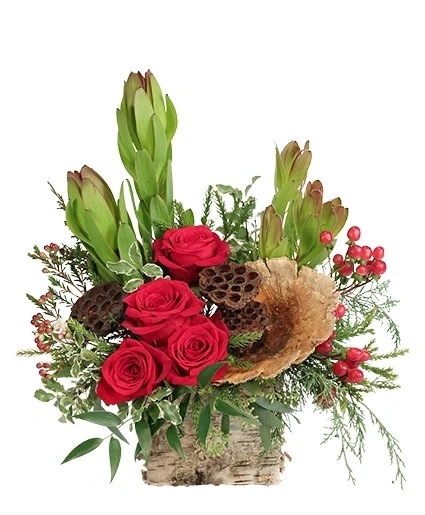 RUSTIC ROUGE FLORAL DESIGN (Standard)