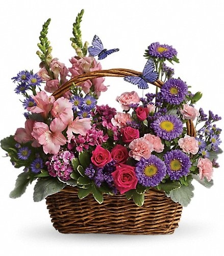 Country Basket Blooms (As Shown)
