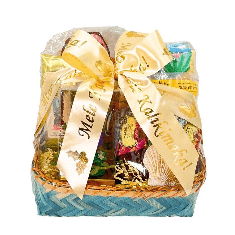 Small "Mele Kalikimaka" Basket