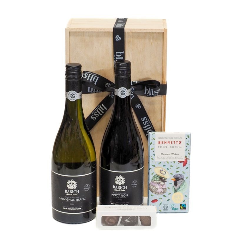 The Black Label Wine Gift Crate