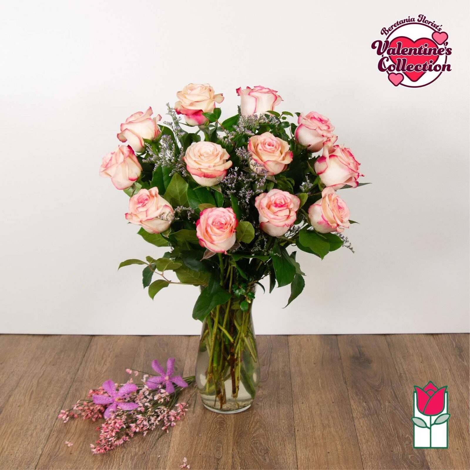 Beretania's Medium Stem Roses - Pink (Standard)