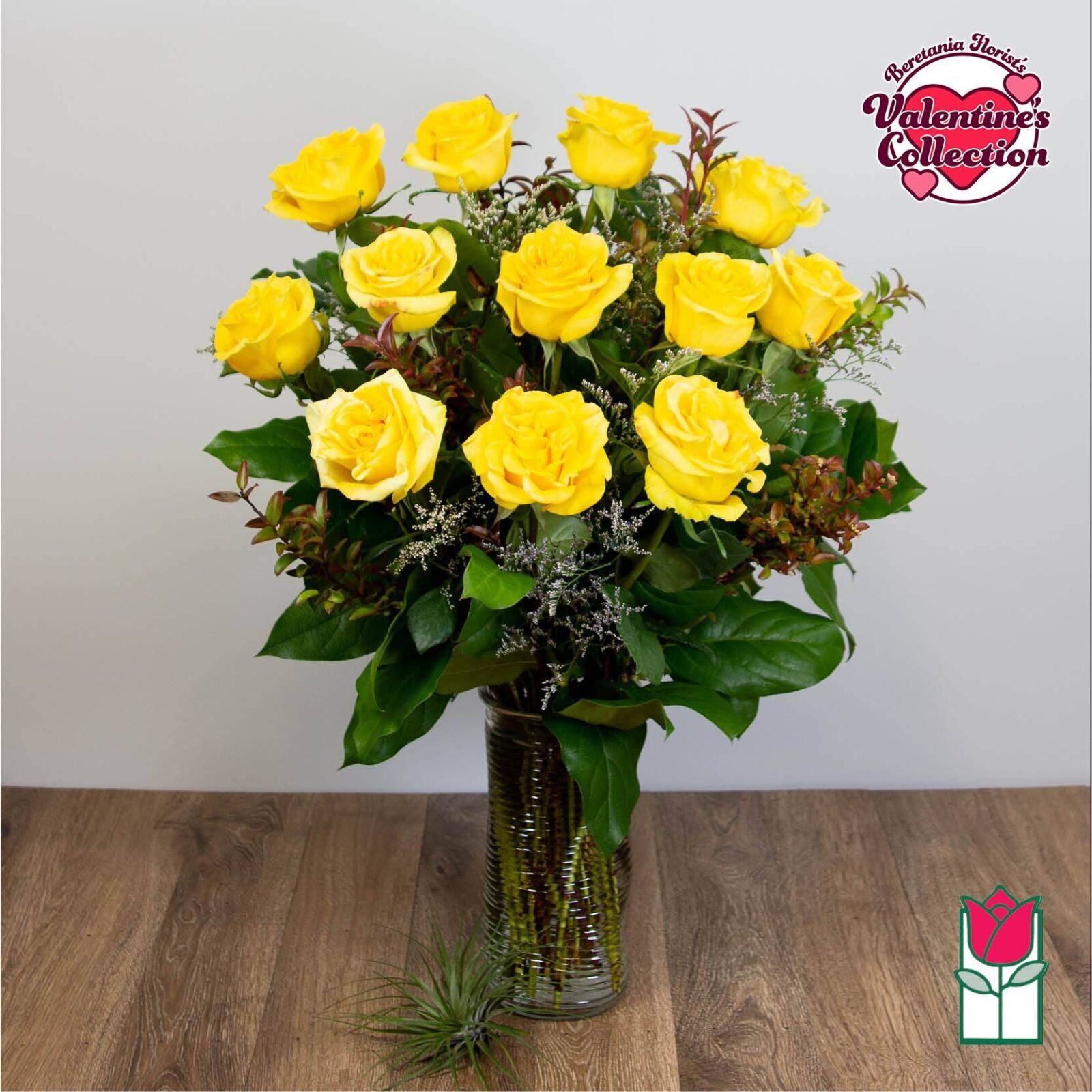 Beretania's Premium Yellow Rose Masterpiece (Standard)