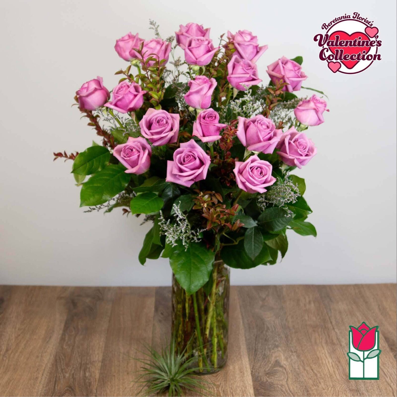 Beretania's 1.5 Dozen Lavender Rose Bouquet [Early Bird Special] (Standard)
